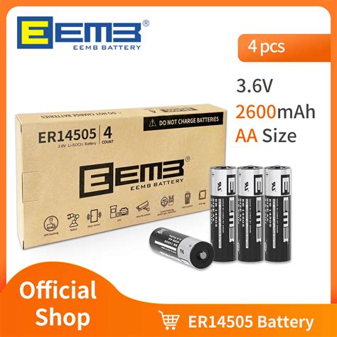 Купить Источник питания EEMB er14505 battery 3 6V AA 2600mAh non