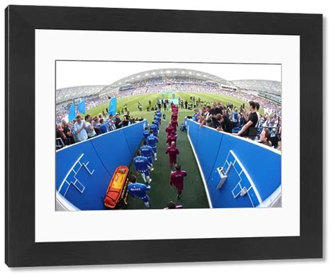 Framed Print Of Premier League Showdown Brighton Hove Albion Vs