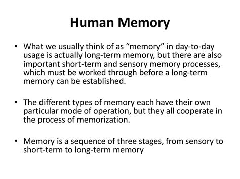 Memory Ppt