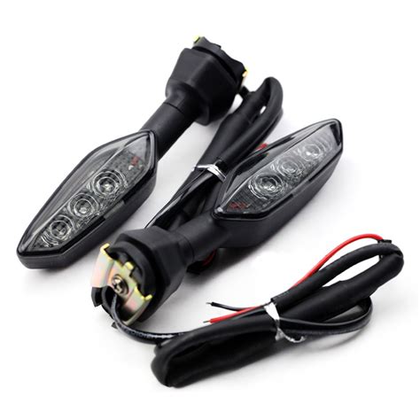 Loja Mundo Naked Par De Pisca Led Para Kawasaki Z650 Z 650 Seta