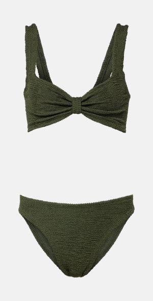 Hunza G Bonnie Metallic Bikini