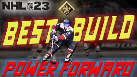 NHL 23 EASHL Club 6 S 3 S POWER FORWARD Build Gameplay YouTube