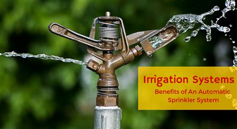 Irrigation Systems Benefits Of An Automatic Sprinkler System