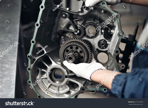 Car Gear Box Repair Automotive Repair Stock Photo Edit Now 615772658