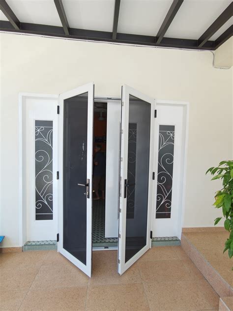 Security Swing Door - Tectone Renex Steel Security Mosquito Screen