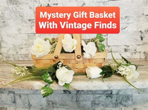 Mystery T Basket Curiosity Basket Vintage Mystery Basket Etsy