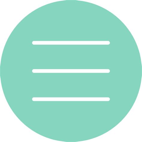 Menu Generic Circular Icon