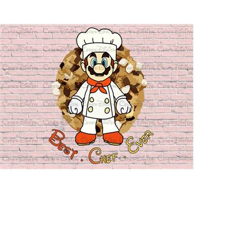 Super Mario Best Chef Ever Png, Super Mario Png File, Super - Inspire ...