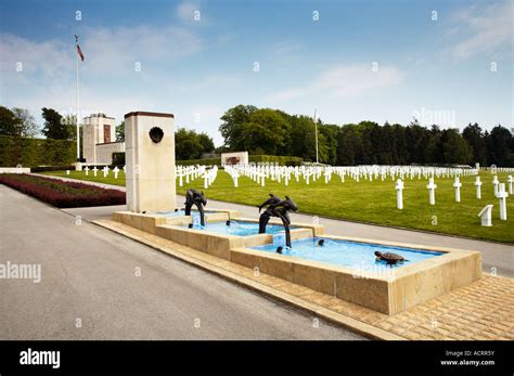 American Military Cemetery at Hamm in Luxembourg City, Europe Stock ...