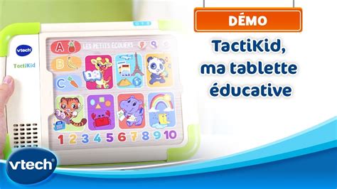 Tactikid Ma Tablette Ducative Tablette Enfant En Partie En Bois