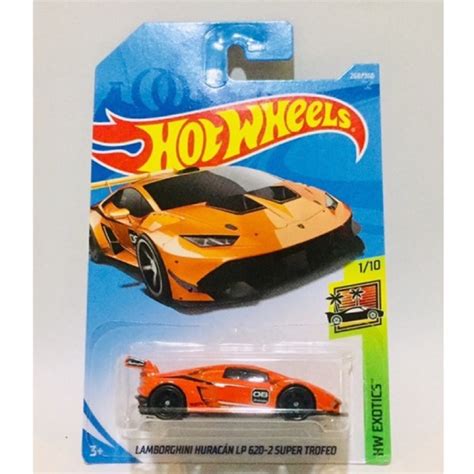 Jual Hot Wheels Lamborghini Huracan Lp Super Trofeo Orange Shopee Indonesia