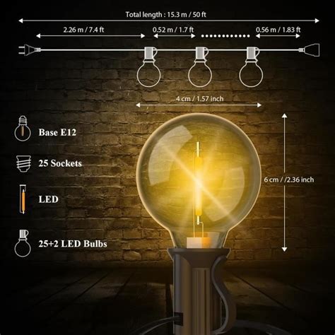 Guirlande Lumineuse Ext Rieure M Led Guirlande Lumineuse G