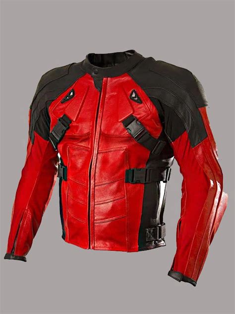 Armored Deadpool Motorcycle Jacket A2 Jackets