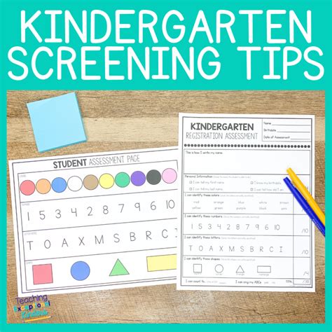 Helpful Tips For Kindergarten Screening Teaching Exceptional Kinders