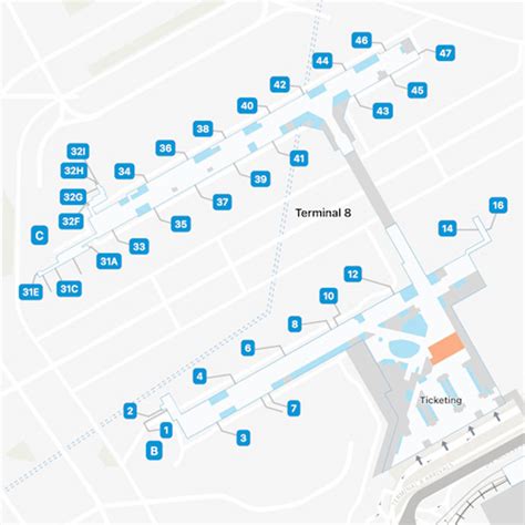 New York Kennedy Airport Map | JFK Terminal Guide