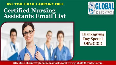 Ppt Certified Nursing Assistants Email List Powerpoint Presentation