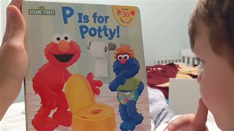 P Is For Potty Read Aloud Sesame Street Potty Training Book Youtube