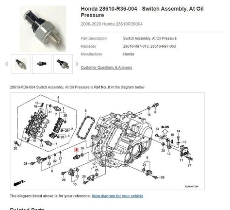 P0848 Code 3rd Clutch Trans Pressure Switch Honda Civic 48 Off