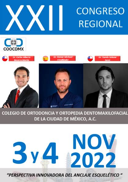 Xxii Congreso Del Colegio De Ortodoncia De La Ciudad De M Xico