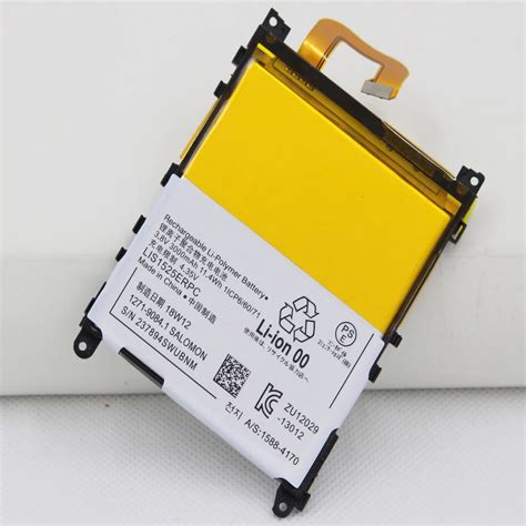 Mah Lis Erpc Replacement Battery For Sony Xperia Z L H C