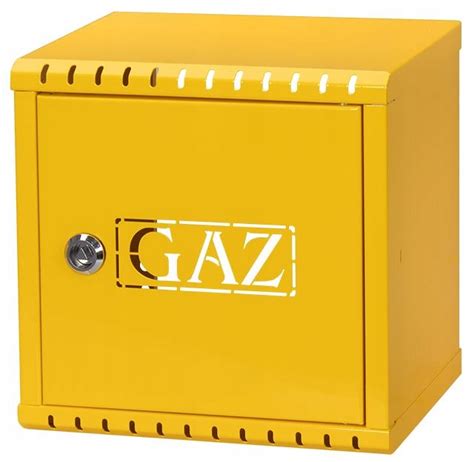 Газовый шкаф 250x250x200 желтый STALFLEX - Vroda