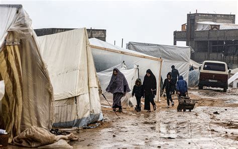 Winter Rains Exacerbate Suffering Of Gazans Displaced By Israel Hamas