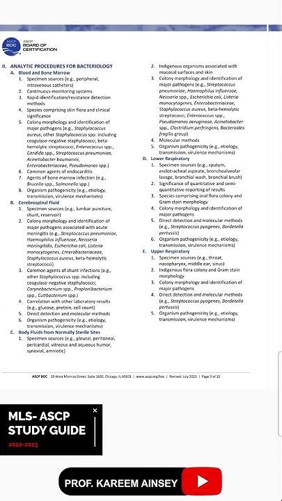 Mls Ascp Study Guide 2022 2023 Clinical Laboratory Science