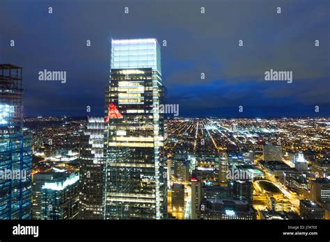 Beautiful Philadelphia at night - great aerial view - PHILADELPHIA - PENNSYLVANIA - APRIL 7 ...