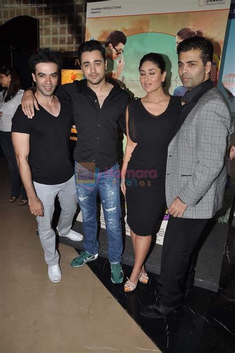 Punit Malhotra Karan Johar Kareena Kapoor Imran Khan At The First