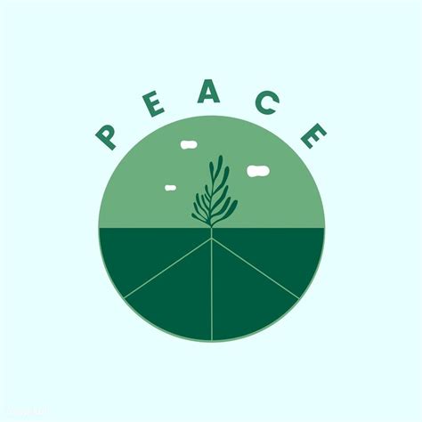 Download free vector of Peace on earth symbol illustration by Peera ...