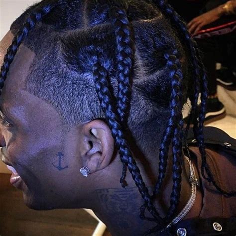 Blackhairstylesformen” Box Braids Men Mens Braids Travis Scott Braids