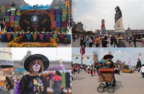 Registra Buena Afluencia Ofrenda Monumental Del Z Calo En Su Primer D A