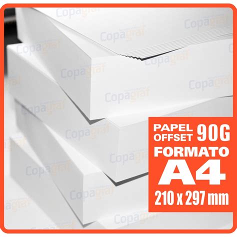 Papel Offset Branco G Sulfite Formato A Folhas Shopee Brasil