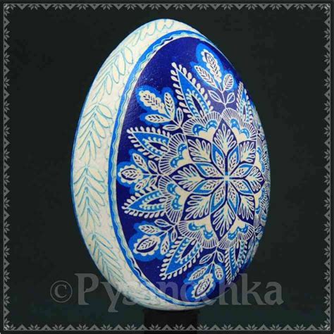 Real Ukrainian Pysanky Goose Pysanka Hand Made Easter Eggchristmas