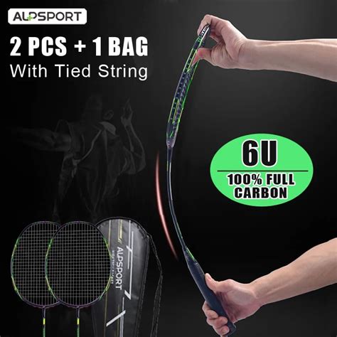 Alpsport Fn Badminton Rackets With Ball Bag And Ball String U G