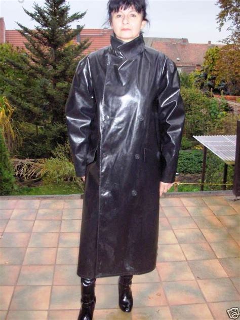 Sbr Mac Rain Wear Raincoat Black Rubber