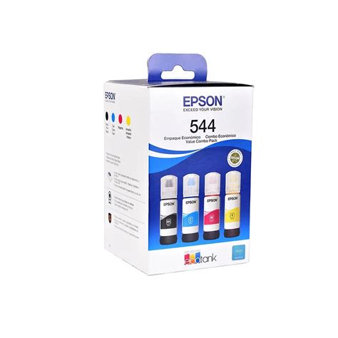 Tinta Epson 544 Pack 4 Colores Negro Cian Magenta Amarillo Epson Lidercl