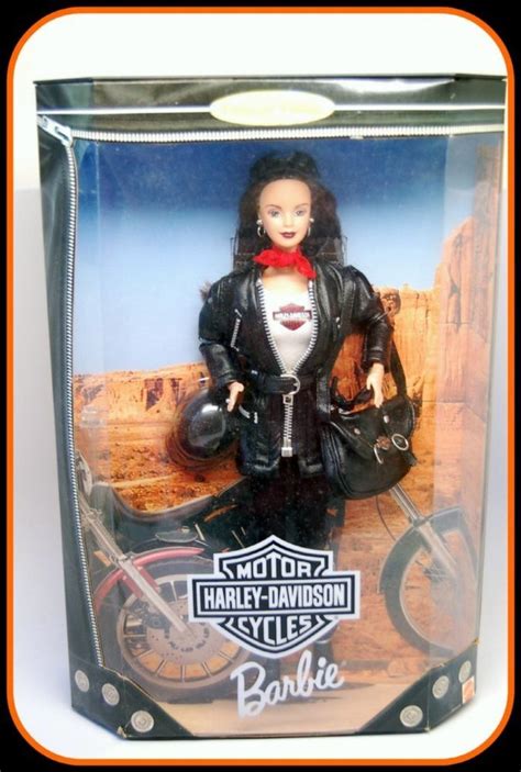 Barbies Looking Great And Ready To Ride Her Harleydavidson Motorcycle