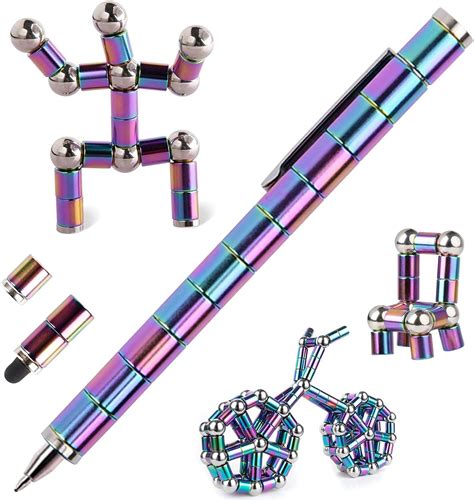 Amazon Toy Pen Metal Magnetic Pen Multifunctional Deformable