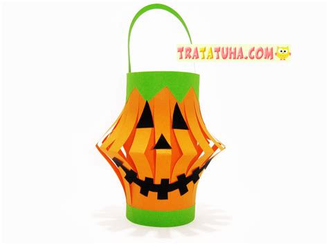 Halloween Paper Lantern Craft