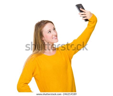 Woman Take Selfie Stock Photo 246214189 Shutterstock