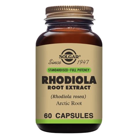 Solgar Rhodiola Ra Z De Rodiola C Psulas Vegetales