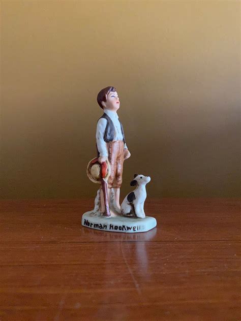 Norman Rockwell Springtime Saturday Evening Post Figurine Etsy