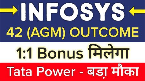 1 1 Bonus Infosys Share News Tata Power Share News Infosys