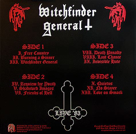 Discography Witchfinder General