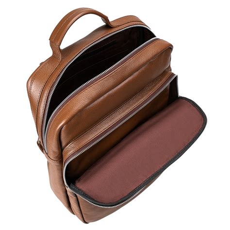 Mochila de Couro Masculina Qualidade Premium Anatômica