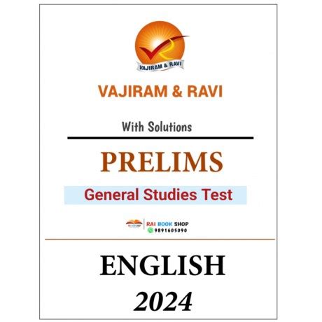 Vajiram And Ravi Prelims Test Series To English