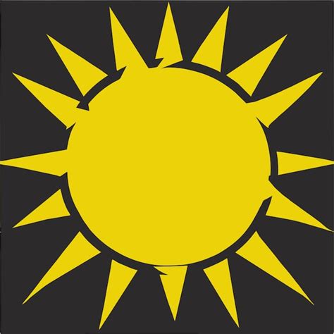 Sun Ray Vector Illustration Flat 2 Premium Ai Generated Vector