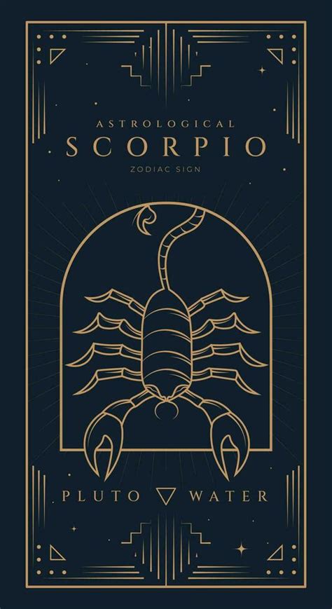 Scorpio Signs Symbol Zodiac Illustration 26426682 Vector Art At Vecteezy