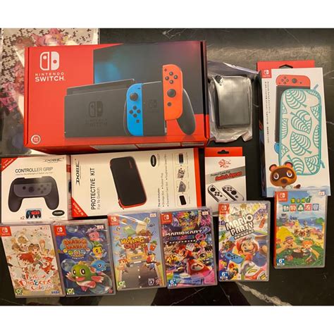 現貨不用等不用搶 全新 Switch 電力加強版 主機 全新主機ns 指定組合包 蝦皮購物